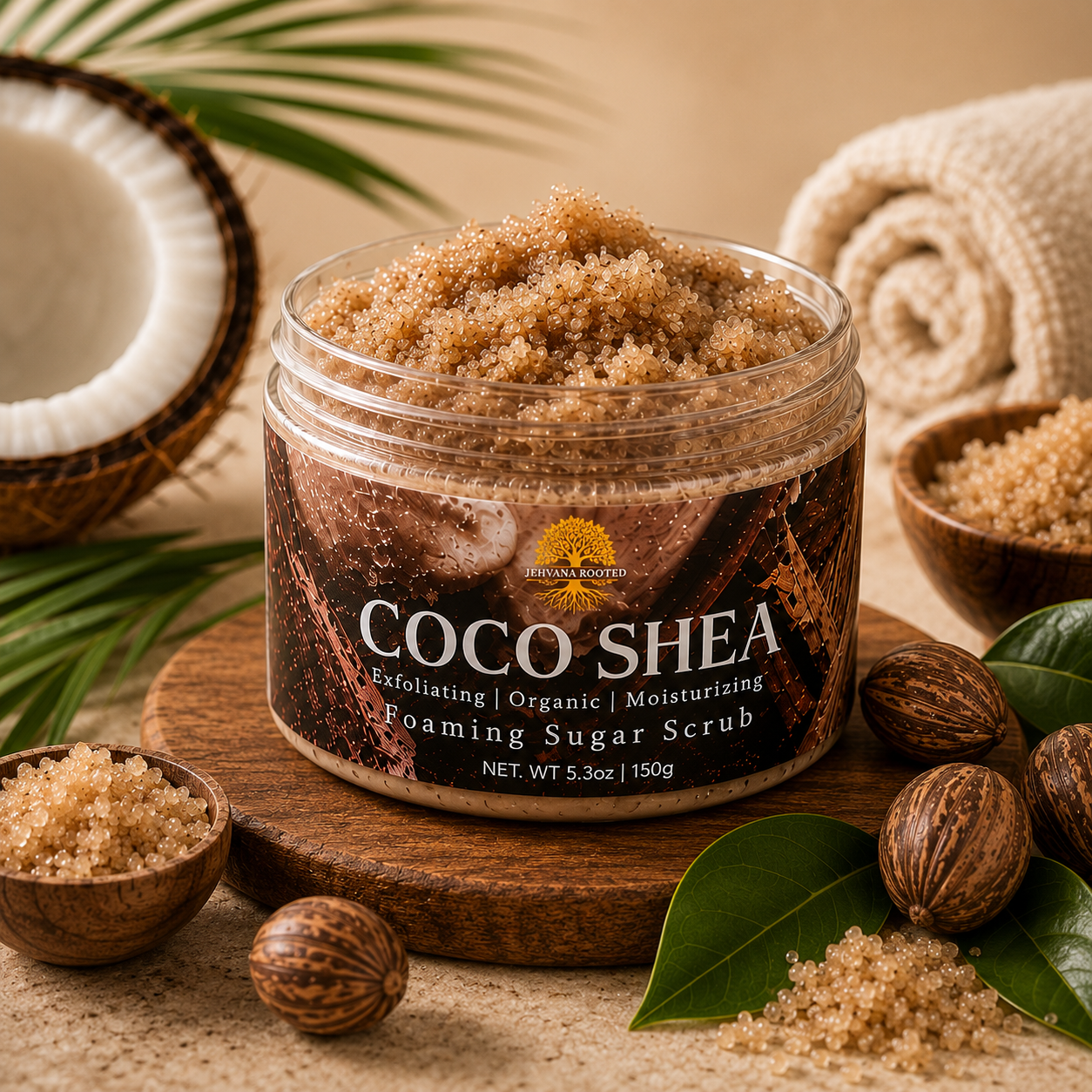 Coco Shea Foaming Body Scrub